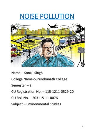 NOISE POLLUTION - Introduction .Types of Noise Pollution | PDF
