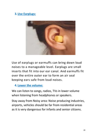 Ear Plug Pollution NOISE POLLUTION - Introduction .Types of Noise Pollution | PDF