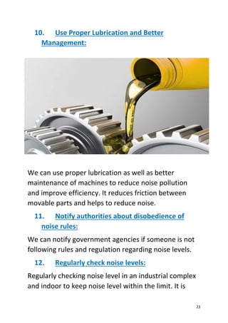 NOISE POLLUTION - Introduction .Types of Noise Pollution | PDF