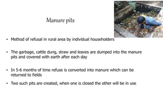 Solid waste management and excreta disposal | PPTX