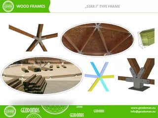 „STAR I“ TYPE FRAMEWOOD FRAMES
www.geodomas.eu
info@geodomas.eu
 