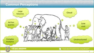 Common Perceptions8CloudLarge VolumesAd-hoc queriesLow costComplex AnalyticsUnstructured