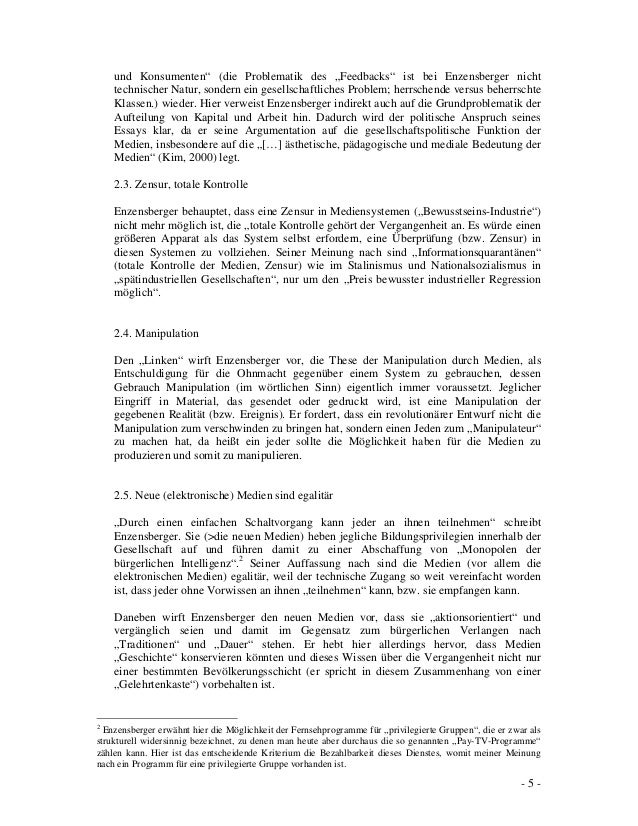 Medientheorien Enzensberger Contra Baudrillard