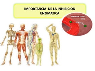 IMPORTANCIA DE LA INHIBICION
ENZIMATICA

 