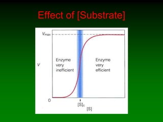 Effect of [Substrate]
 