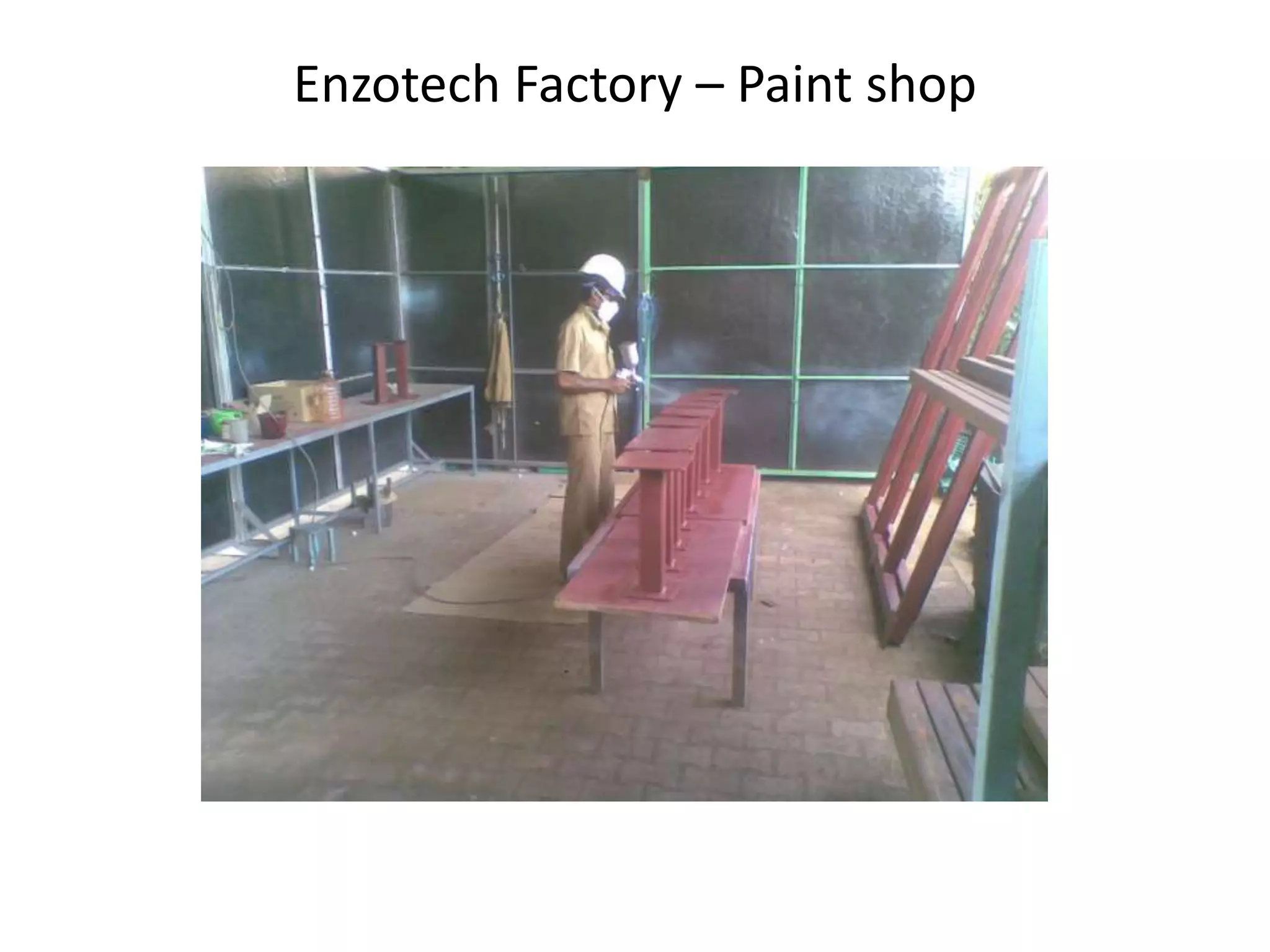 Enzotech Factory – Paint shop
 