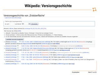 Wikipedia: Versionsgeschichte 