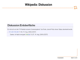 Wikipedia: Diskussion 