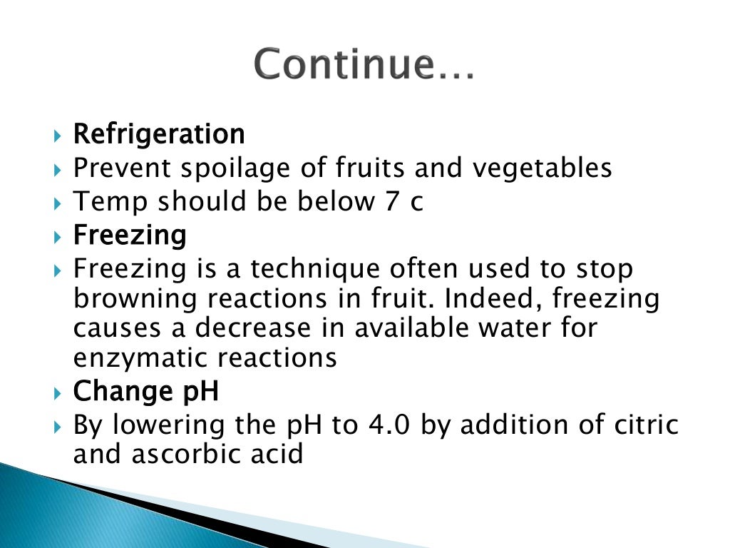 Enzymatic browning in foods