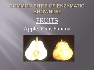 FRUITS
Apple, Pear, Banana
 