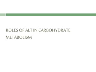 ALANINE TRANSAMINASE (ALT) | PPTX