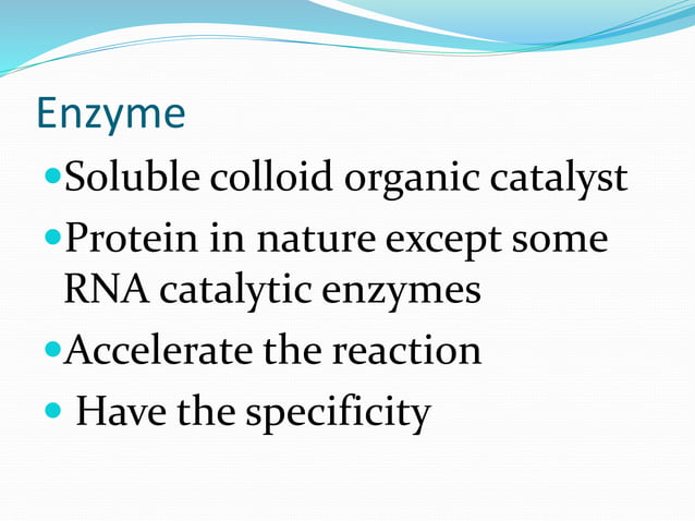Enzyme (definition , properties and function of enzyme | PPTX ...