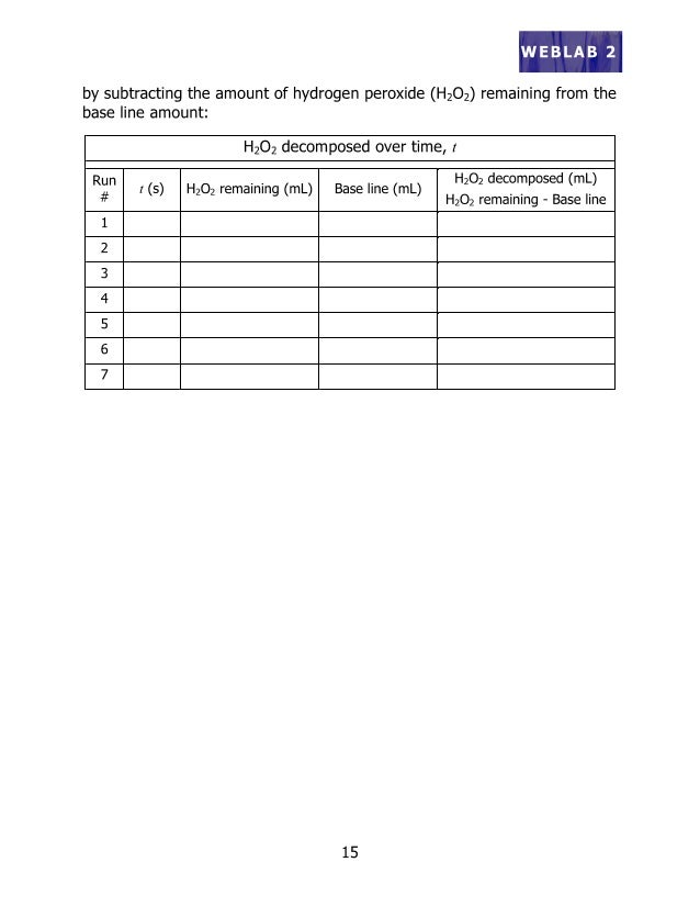 Enzyme catalysis online worksheet