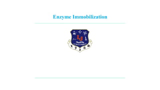 Enzyme Immobilization
 