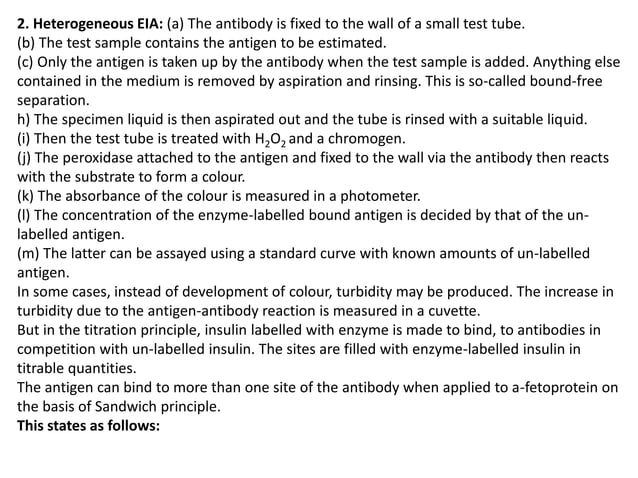 Enzyme immuno assay and radioimmunoassay | PPTX
