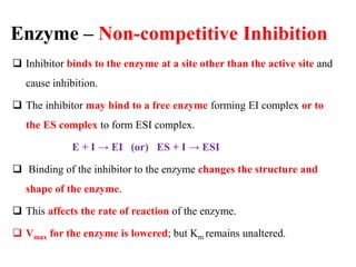 Enzyme inhibition in brief and their examples | PDF