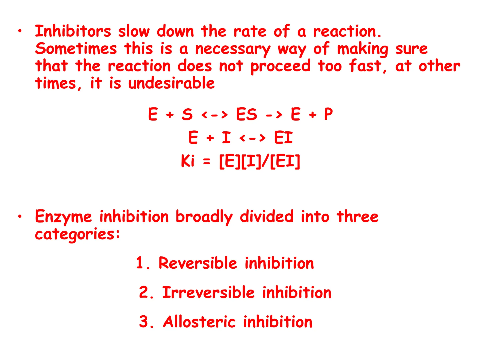 Enzyme Inhibition and Types of Reversible Enzyme Inhibitors.ppt