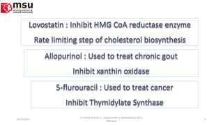 8/27/2010 9
Dr. Ashok KUmar J; ; Department of Biochemistry. MSU,
Malaysia
 
