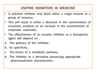 Enzyme inhibitors | PPTX