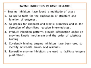 Enzyme inhibitors | PPTX