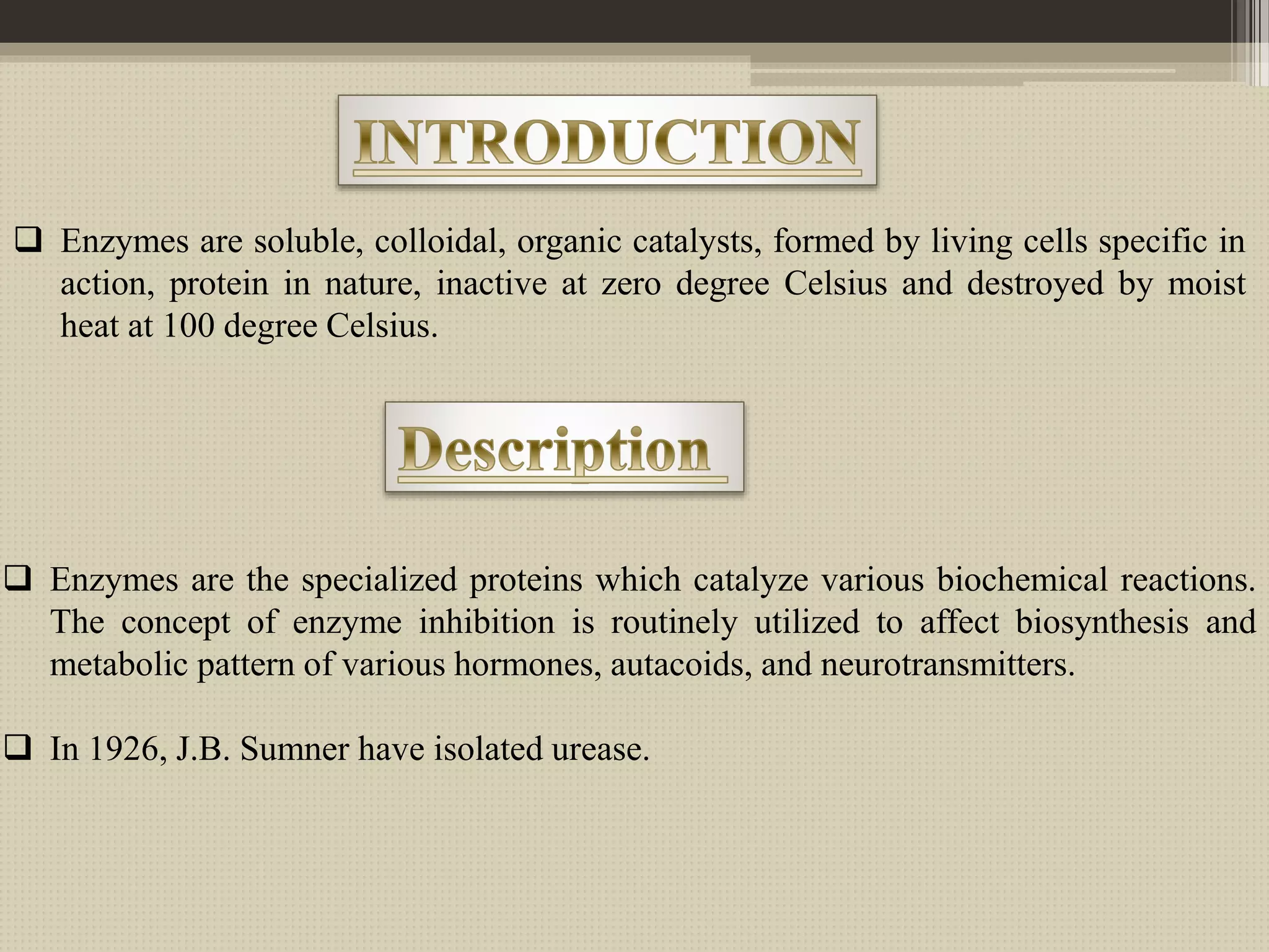 Enzyme inhibitors | PPTX