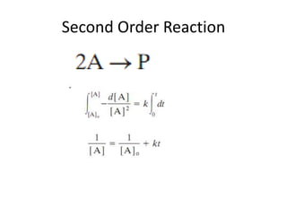 Second Order Reaction
 