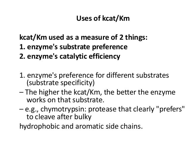 Enzyme Kinetics Enzyme Kinetics