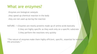 Comprehensive Overview of Enzyme Kinetics and Coenzymes in Biochemistry ...