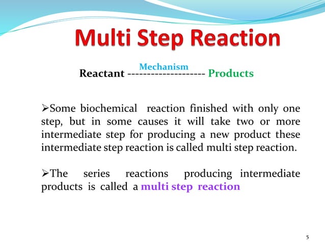 enzyme kinetics, multi step reaction and rate limiting steps | PPTX ...