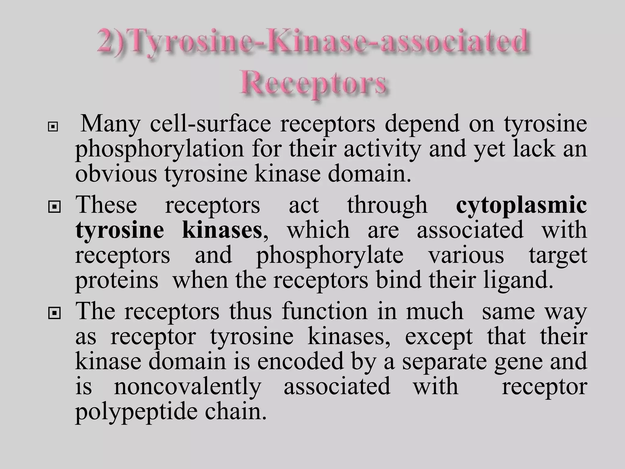 Enzyme linked receptors | PPTX