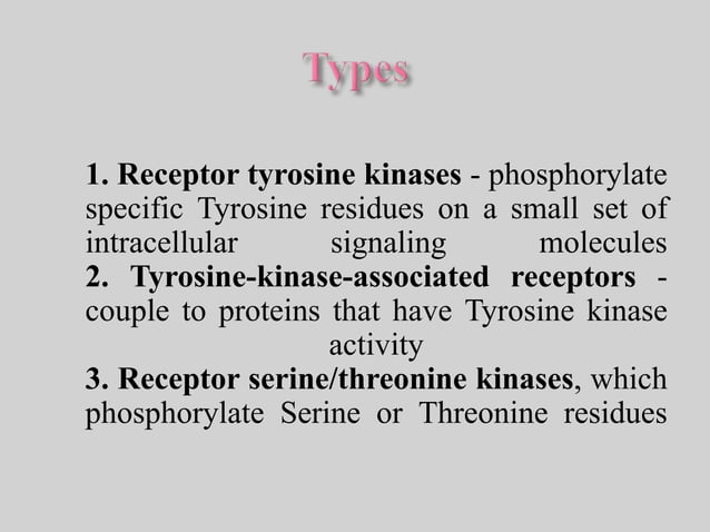 Enzyme linked receptors | PPTX
