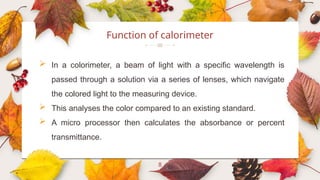 Color Change Calorimeter Comprehensive Methods for Enzyme Measurement and Analysis Using ...