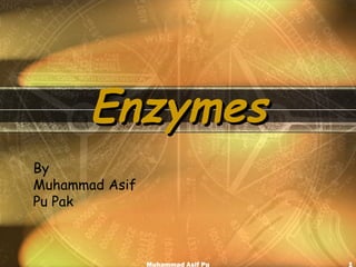 Enzymes By  Muhammad Asif Pu Pak Muhammad Asif Pu 
