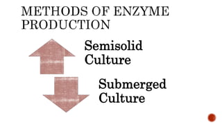 Semisolid
Culture
Submerged
Culture
 