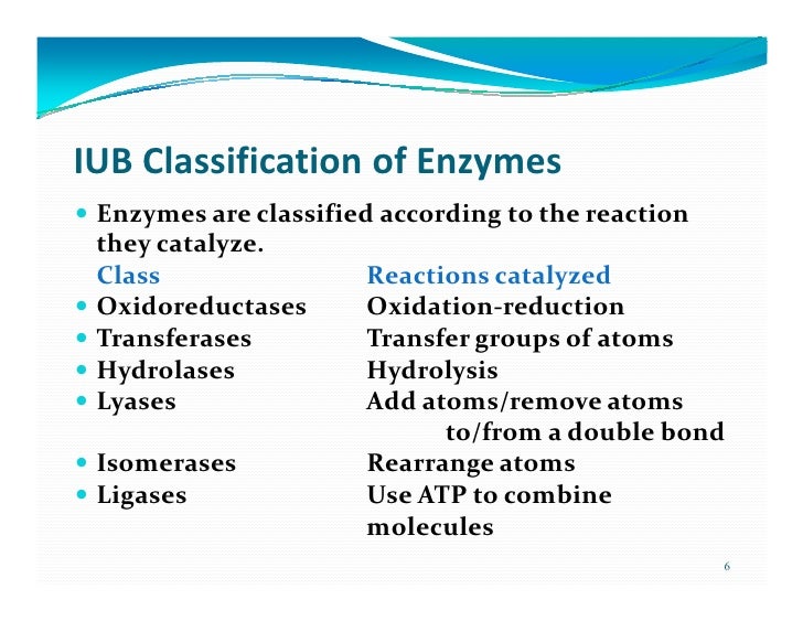 Enzymes