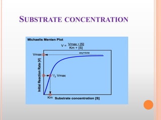 SUBSTRATE CONCENTRATION
 