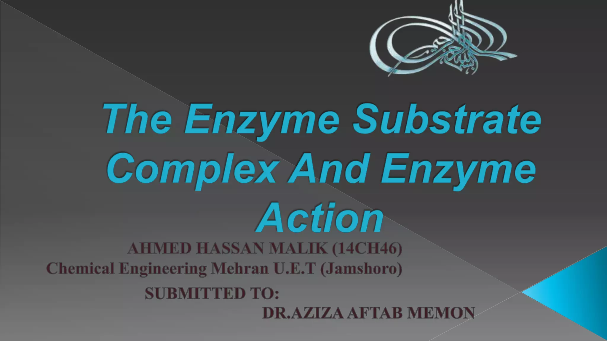 Enzyme substrate complex and enzyme action. | PPT