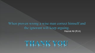 Hazrat Ali (R.A)
 