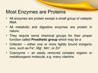 Enzymes