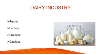 Application of enzymes in food industry | PPTX