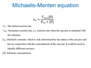 Michaelis-Menten equation
 