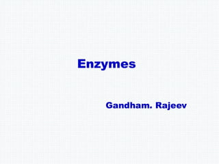 Enzymes for Biochemical Engineering students. this chapter is about enzymes. types of enzymes. characteristics of enzymes and its mechanism of action