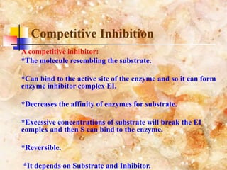 Enzymes-3rd-week.ppt enzymology, molecular biology | PPT