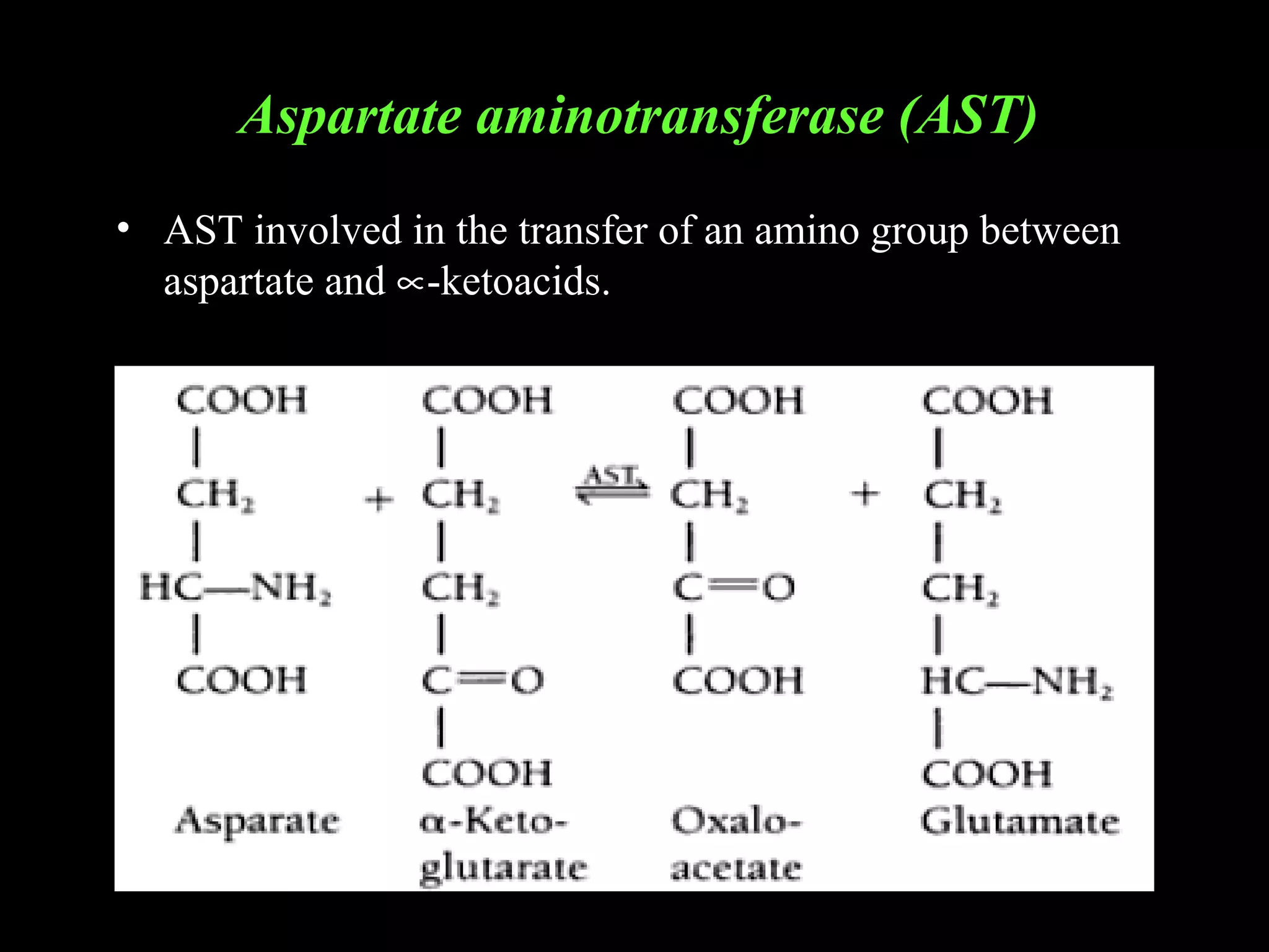 LIVER ENZYMES AST, ALT & ALP | PPT | Chemistry | Science