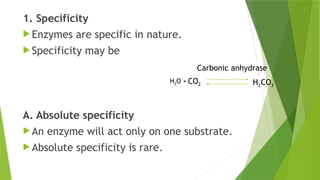 Absolute Specificity Example enzymes 11.pptx How enzymes can work best presentation and best slides ...