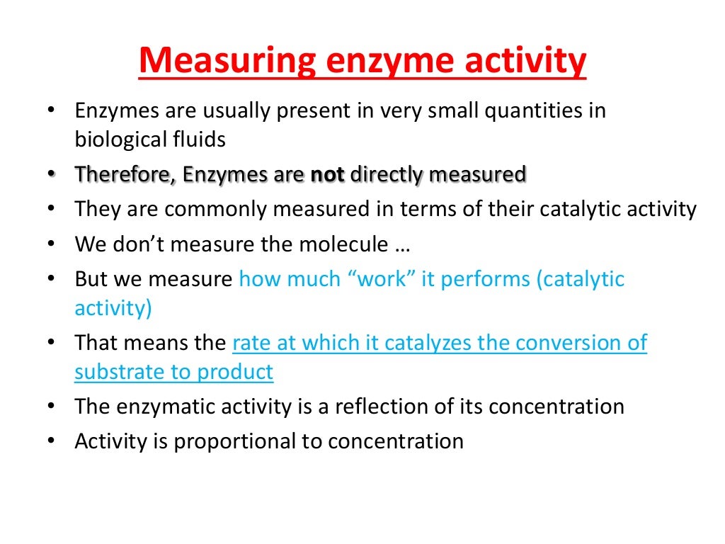 Enzymes assay ppt Best
