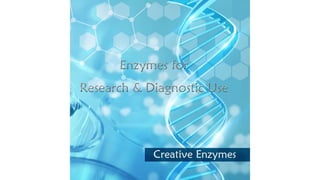 Enzymes for research and diagnostic use