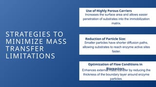 Enzymes immobilization in biochemical engineering | PPTX