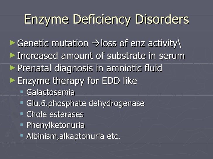 Enzymes In Diseases