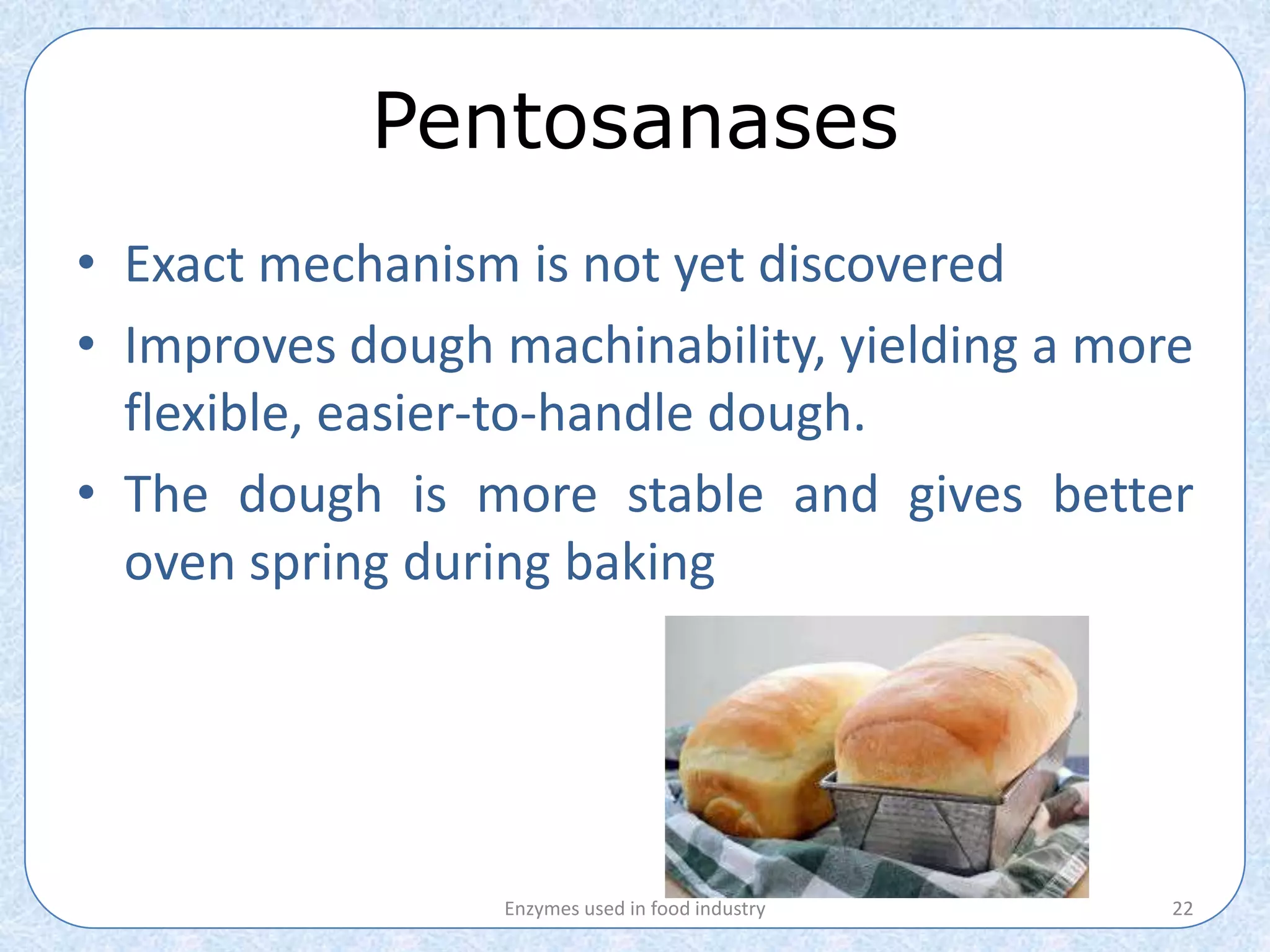 Application of Enzymes in food industry PPT
